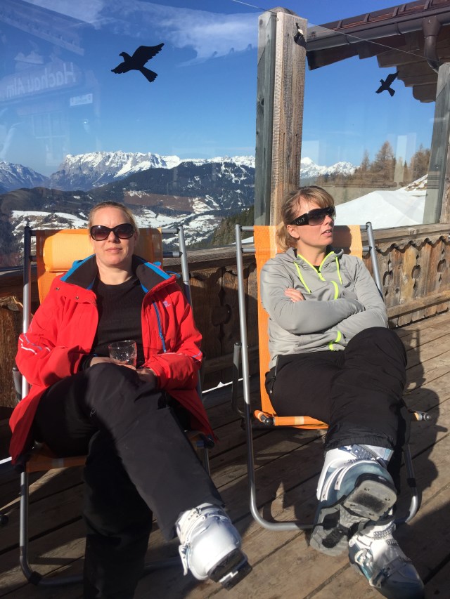 En mor (fra A´s klasse) og jeg