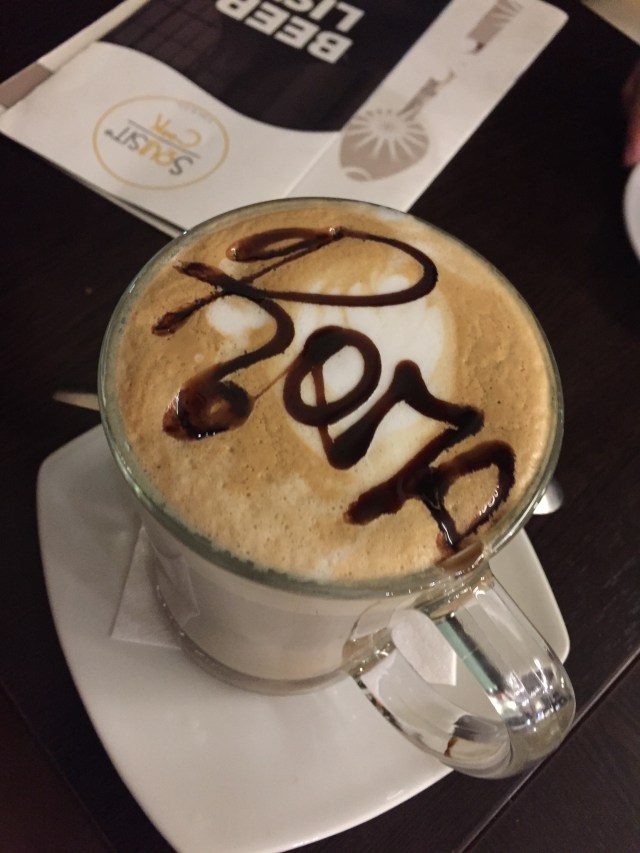 Afslutning med en god latte